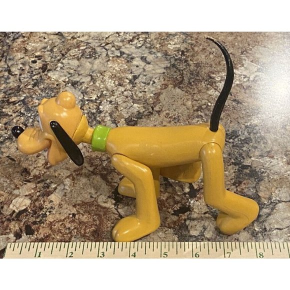 Vintage 1970s Disney Pluto Posable Mickey Mouse Dog Collector Toy - Picture 6 of 12